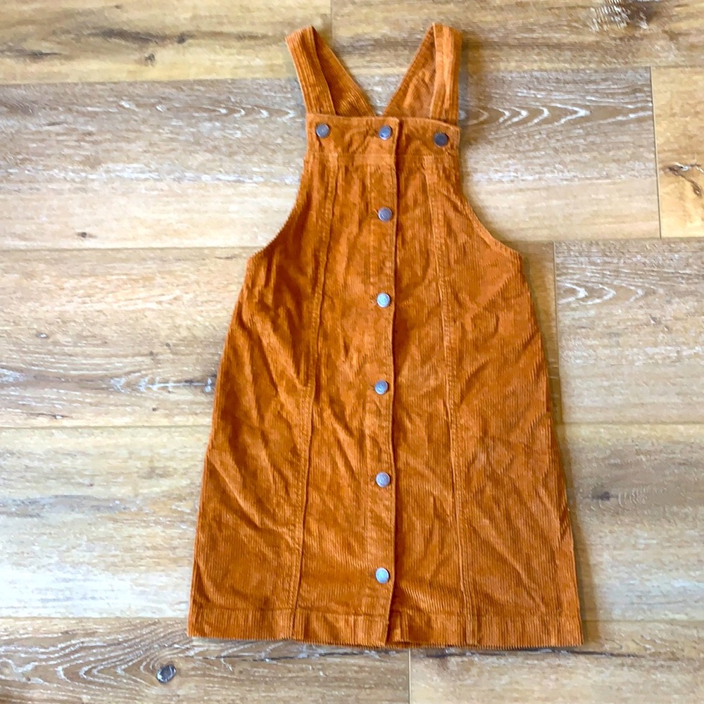 Corduroy dress overalls girls large GAP kids good condition lightly worn.